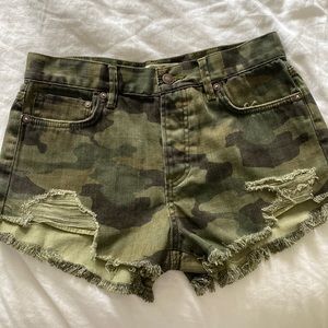 Free people Jean shorts